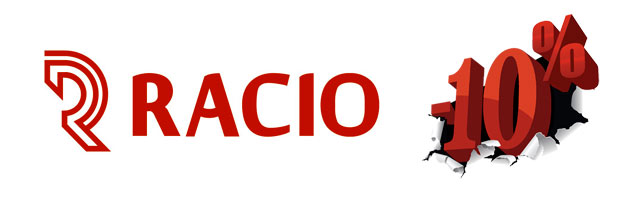 Скидки на Racio R110 и Racio R800!